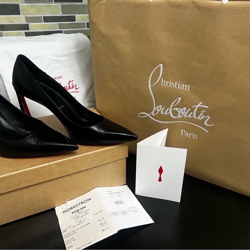 Louis Vuitton Black Heels